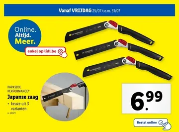 Aanbieding: Japanse zaag