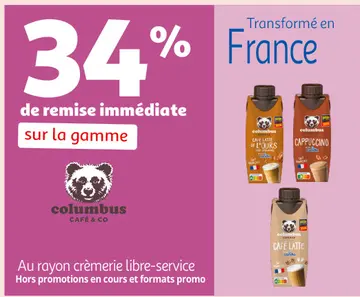 Offre: Columbus Café & Co