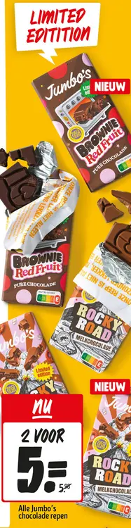 Aanbieding: Chocolade repen