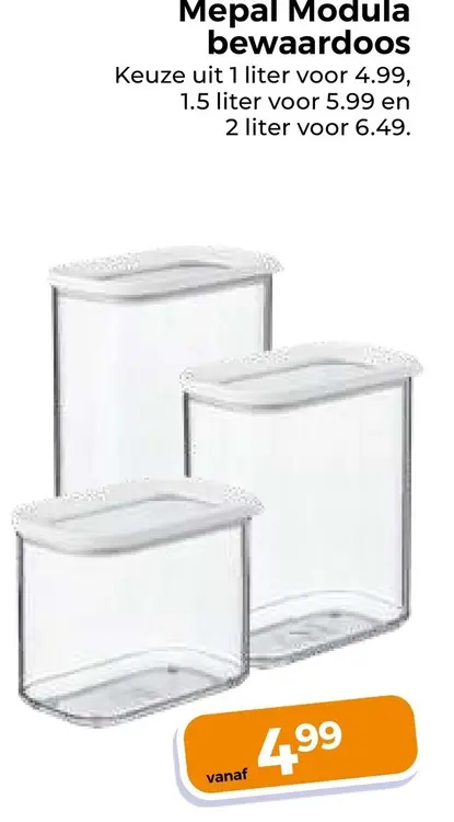 Aanbieding: Modula bewaardoos