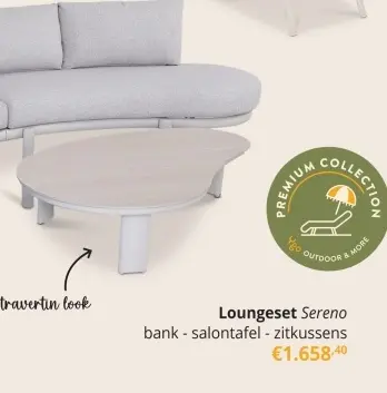 Promotie: Loungeset Sereno
