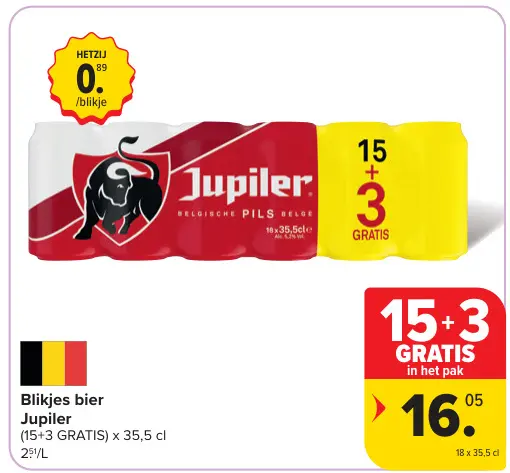 Promotie: Blikjes bier