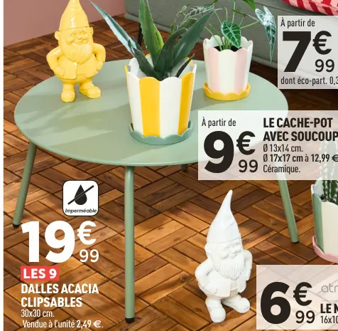 Offre: Cache-pot avec soucoupe