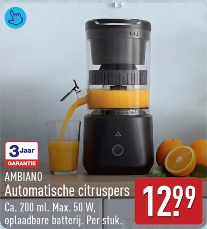 Aanbieding: Automatische citruspers