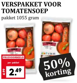 Aanbieding: Verspakket voor tomatensoep
