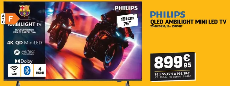 Promotie: Qled ambilight mini led tv