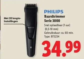 Aanbieding: Baardtrimmer Serie 3000