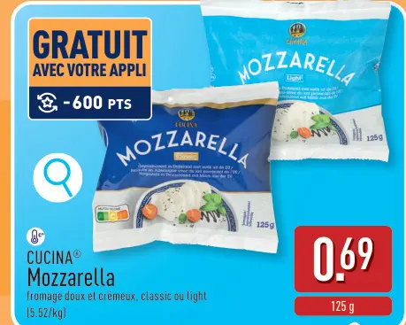 Offre: Mozzarella