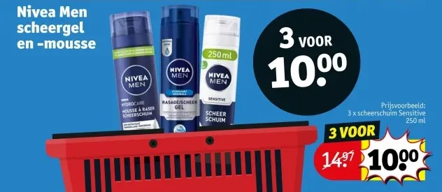 Promotie: Scheergel en -mousse