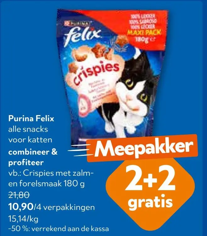 Promotie: Crispies met zalm- en forelsmaak