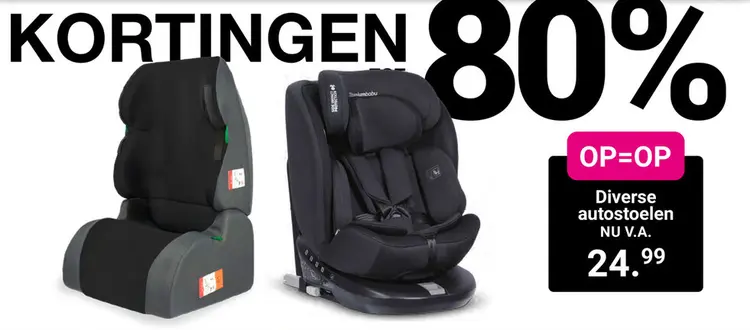 Aanbieding: Diverse autostoelen