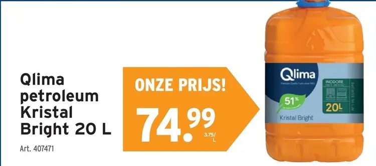 Promotie: Petroleum Kristal Bright