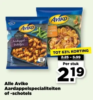 Aanbieding: Alle Aviko Aardappelspecialiteiten of -schotels