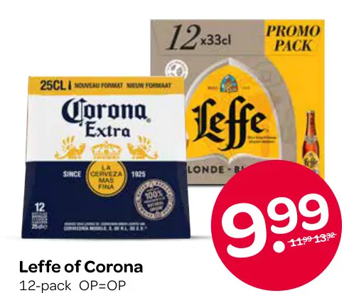 Aanbieding: Leffe of Corona