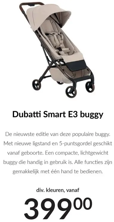Aanbieding: Smart E3 buggy