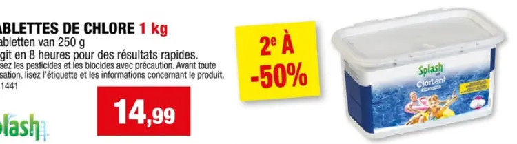 Offre: Tablettes de chlore