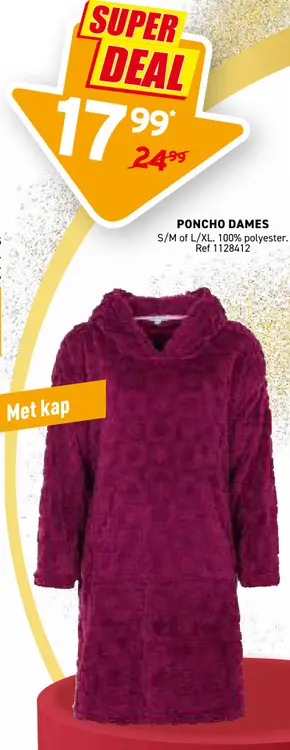 Promotie: Poncho dames