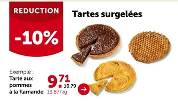 Offre: Tarte aux pommes