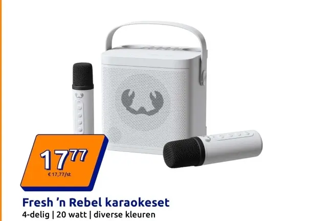 Aanbieding: Fresh 'n Rebel karaokeset