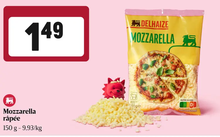 Offre: Mozzarella râpée