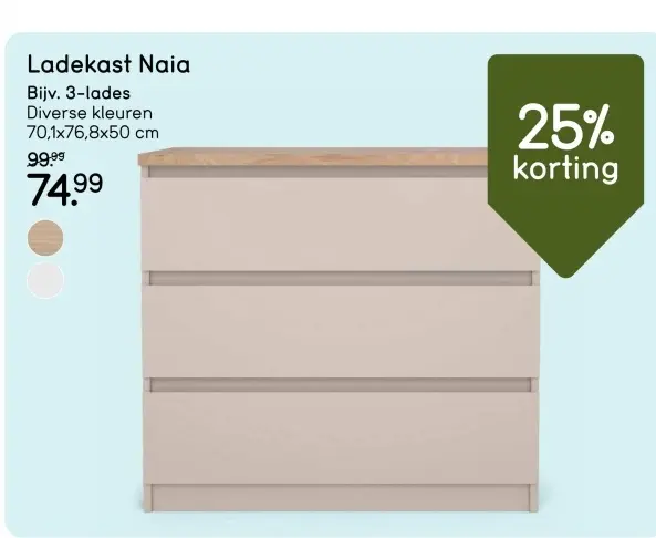 Aanbieding: Ladekast Naia