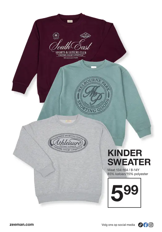 Promotie: Kinder sweater