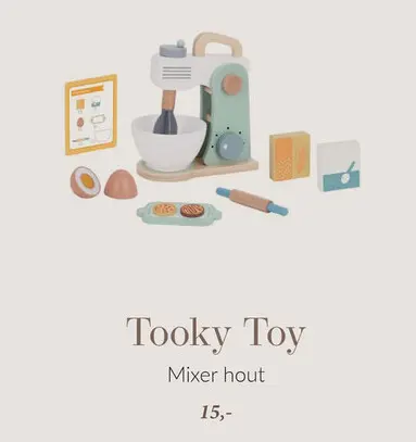 Aanbieding: Mixer hout