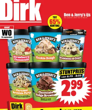 Aanbieding: Ben & Jerry's ijs