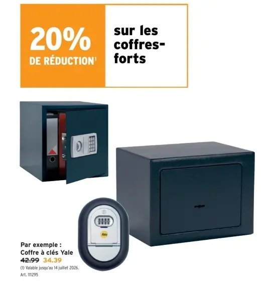 Offre: Coffre à clés