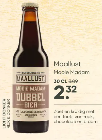 Aanbieding: Maallust Mooie Madam Dubbel Bier