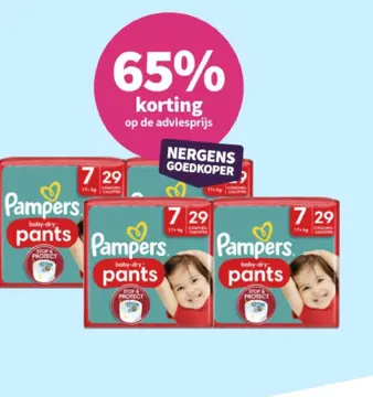 Aanbieding: Pampers baby-dry pants