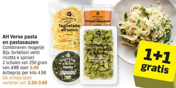 Aanbieding: Verse pasta en pastasauzen