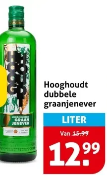 Aanbieding: Hooghoudt dubbele graanjenever