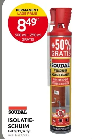 Promotie: Isolatie-schuim