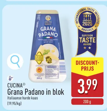 Promotie: Grana Padano in blok