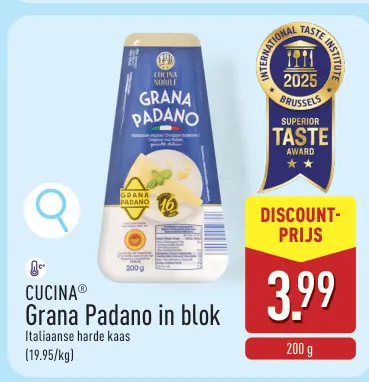 Promotie: Grana Padano in blok