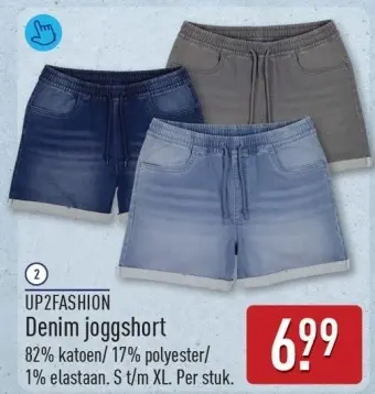 Aanbieding: Denim joggshort