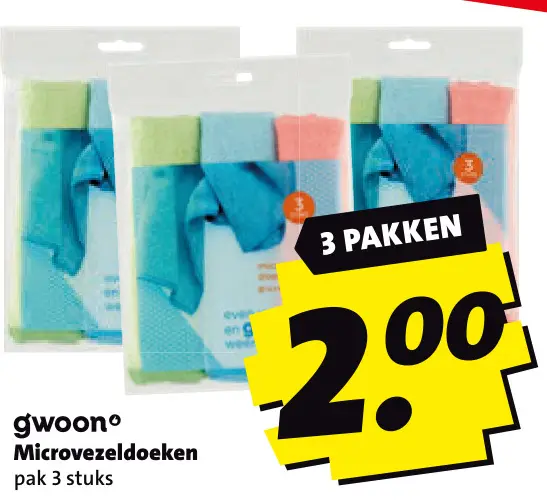 Aanbieding: Microvezeldoeken