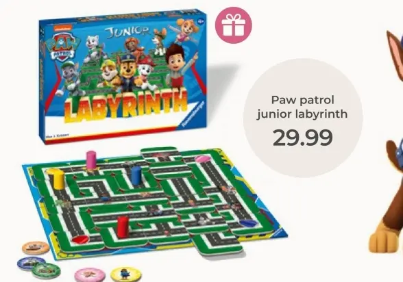 Aanbieding: Paw patrol junior labyrinth