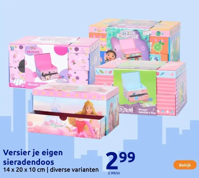 Aanbieding: Versier je eigen sieradendoos