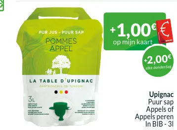 Promotie: Puur sap Appels of Appels peren