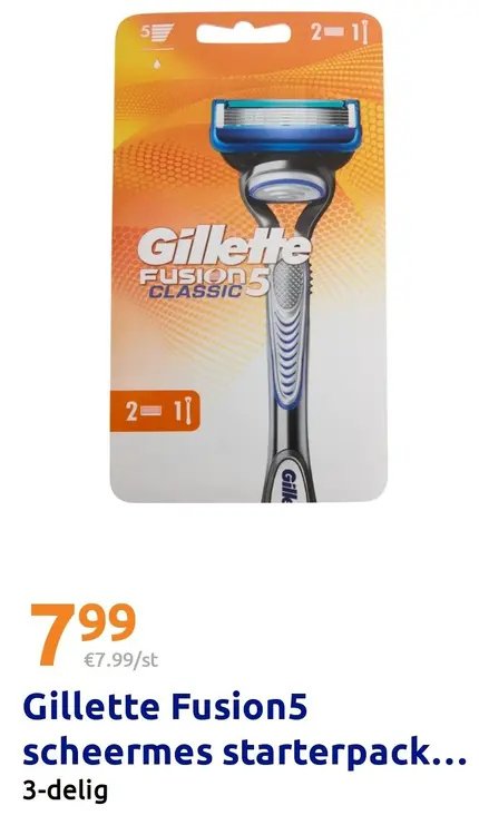 Promotie: Gillette Fusion5 scheermes starterpack...