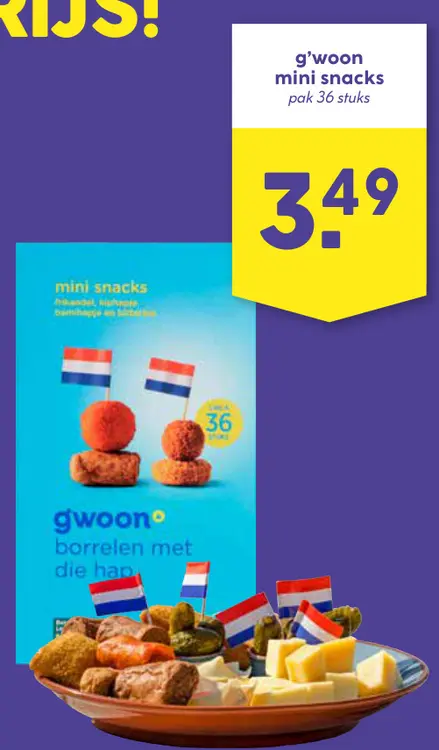 Aanbieding: Mini snacks