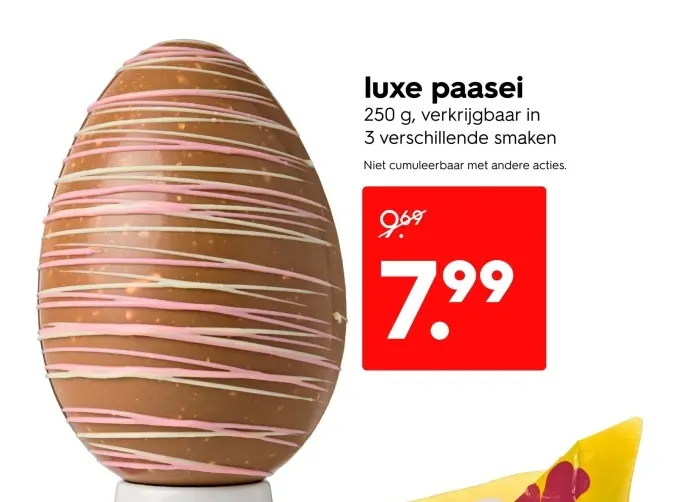 Promotie: luxe paasei