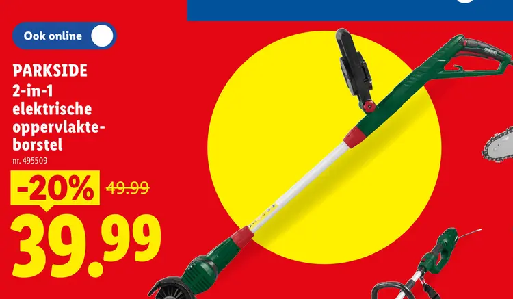 Promotie: 2-in-1 elektrische oppervlakteborstel