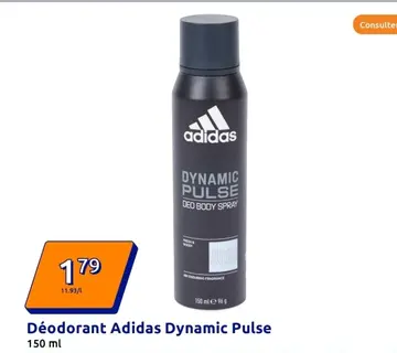 Offre: Déodorant Adidas Dynamic Pulse