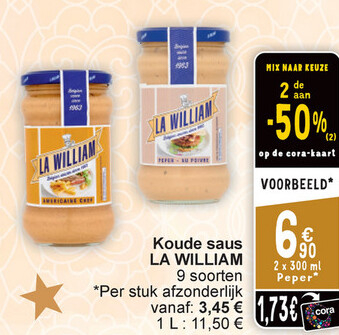 Aanbieding: Koude saus LA WILLIAM