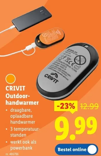 Promotie: Outdoor-handwarmer