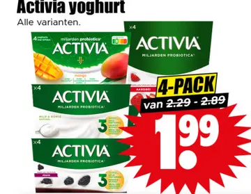 Aanbieding: Activia yoghurt