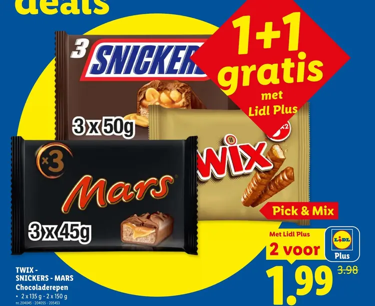 Promotie: Chocoladerepen